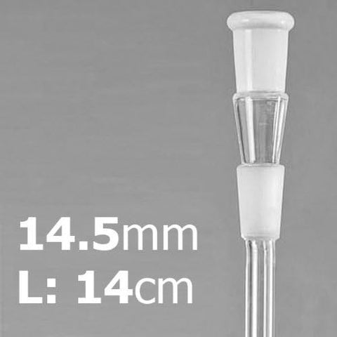 Adapter Chillum, 14,5er Schliff, 14cm lang