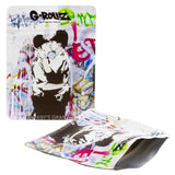 G-Rollz Banksy's Graffiti 'Cop on Cop' 65 x 85 mm Smellproof Bags