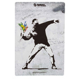 G-Rollz Banksy's Graffiti 'Flower Thrower' 200 x 300 mm Smellproof Bags XXL