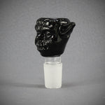 18,8er Glaskopf  " Fantasy Skull " schwarz