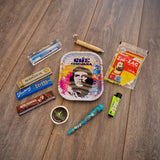 Rolling Tray Set Che Guevara Drehunterlage OCB RAW Angel Papers actiTube Aktivkohlefilter Grinder und Clipper Feuerzeug Drehmaschine