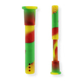 Chillum aus Silikon 10 cm bis 15 cm 18,8er Chillum für 14,5er Glaskopf